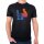 Herren T-Shirt Gaming bunte Silhouette
