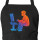 Schürze Gaming bunte Silhouette mit Taschen