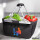 Einkaufskorb faltbar Gaming bunte Silhouette 20 Liter Black