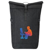 Kurierrucksack Gaming bunte Silhouette 30-44 Liter Black...