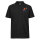 Herren Polo Shirt Squash bunte Silhouette