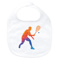 Baby Lätzchen Squash bunte Silhouette Klettverschluss