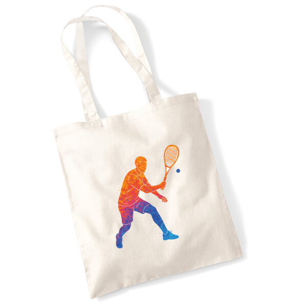 Jutebeutel Squash bunte Silhouette 10 Liter
