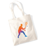 Jutebeutel Squash bunte Silhouette 10 Liter