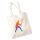 Jutebeutel Squash bunte Silhouette 10 Liter