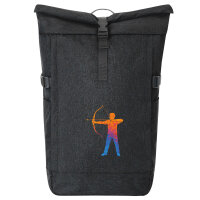 Kurierrucksack Bogenschießen bunte Silhouette 30-44...