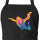Schürze Skydiving bunte Silhouette mit Taschen
