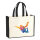 Jutetasche Skydiving bunte Silhouette 21 Liter Black