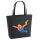 Filz Shopper Skydiving bunte Silhouette 22 Liter
