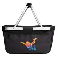 Einkaufskorb faltbar Skydiving bunte Silhouette 20 Liter...
