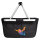 Einkaufskorb faltbar Skydiving bunte Silhouette 20 Liter Black