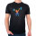 Herren T-Shirt Gewichtheber Powerlift bunte Silhouette