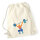 Turnbeutel Gewichtheber Powerlift bunte Silhouette 12 Liter