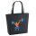 Filz Shopper Gewichtheber Powerlift bunte Silhouette 22 Liter