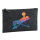 Kulturbeutel Fitness Training Bench Press bunte Silhouette 1 Liter Charcoal
