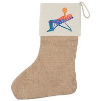 Weihnachtsstrumpf Fitness Training Bench Press bunte...