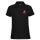 Damen Polo Shirt Polo Spieler bunte Silhouette