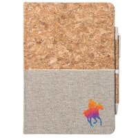 Notizbuch A5 Polo Spieler bunte Silhouette 80 Blatt inkl....