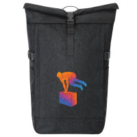 Kurierrucksack Parkour Freerunning bunte Silhouette 30-44...