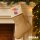 Weihnachtsstrumpf Parkour Freerunning bunte Silhouette Beige Jute