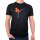 Herren T-Shirt Kickboxen bunte Silhouette