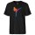 Herren T-Shirt Kickboxen bunte Silhouette