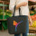 Filz Shopper Kickboxen bunte Silhouette 22 Liter