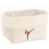 Organizer Kickboxen bunte Silhouette