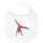 Baby Lätzchen Capoeira bunte Silhouette Klettverschluss