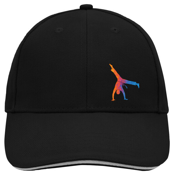 Kappe Capoeira bunte Silhouette
