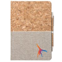 Notizbuch A5 Capoeira bunte Silhouette 80 Blatt inkl....