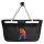 Einkaufskorb faltbar Paintball bunte Silhouette 20 Liter Black