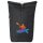 Kurierrucksack Canoeing Kajakfahren bunte Silhouette 30-44 Liter Black Melange