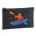 Kulturbeutel Canoeing Kajakfahren bunte Silhouette 1 Liter Charcoal