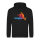 Unisex Hoodie Rudern bunte Silhouette