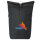 Kurierrucksack Rudern bunte Silhouette 30-44 Liter Black Melange