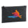Kulturbeutel Rudern bunte Silhouette 1 Liter Charcoal