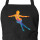 Schürze Eiskunstlauf bunte Silhouette mit Taschen