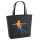 Filz Shopper Eiskunstlauf bunte Silhouette 22 Liter