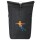 Kurierrucksack Eiskunstlauf bunte Silhouette 30-44 Liter Black Melange