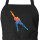Schürze Eisschnelllauf bunte Silhouette mit Taschen