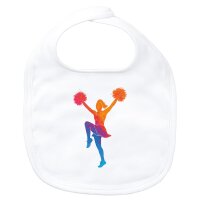 Baby L&auml;tzchen Cheerleading bunte Silhouette