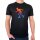 Herren T-Shirt Inline Skating bunte Silhouette