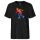 Herren T-Shirt Inline Skating bunte Silhouette