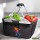 Einkaufskorb faltbar Inline Skating bunte Silhouette 20 Liter Black