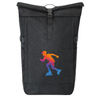 Kurierrucksack Inline Skating bunte Silhouette 30-44...