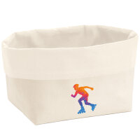 Organizer Inline Skating bunte Silhouette