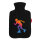 Wärmflasche Inline Skating bunte Silhouette