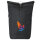 Kurierrucksack Windsurfen bunte Silhouette 30-44 Liter Black Melange