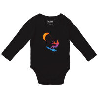 Baby Body Kitesurfen bunte Silhouette